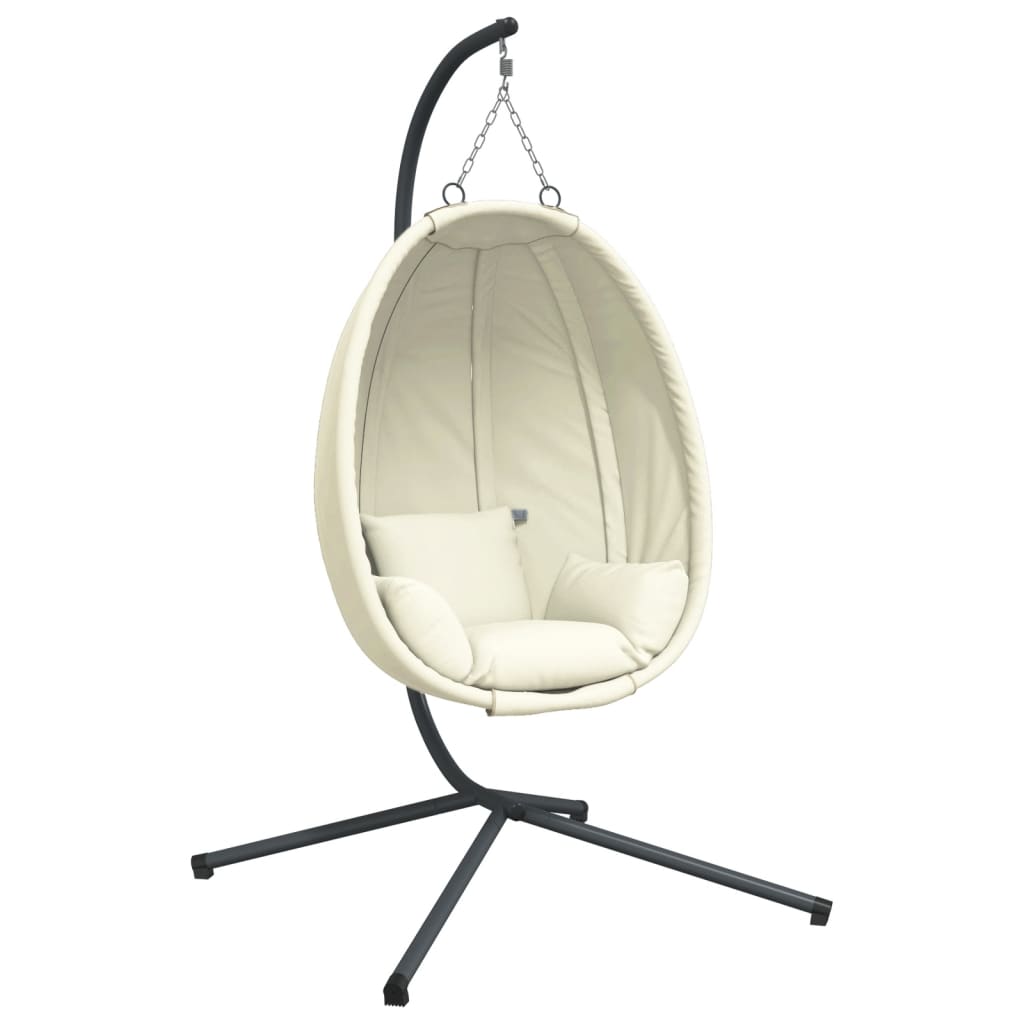 LYORA Hanging Egg Chair with Stand